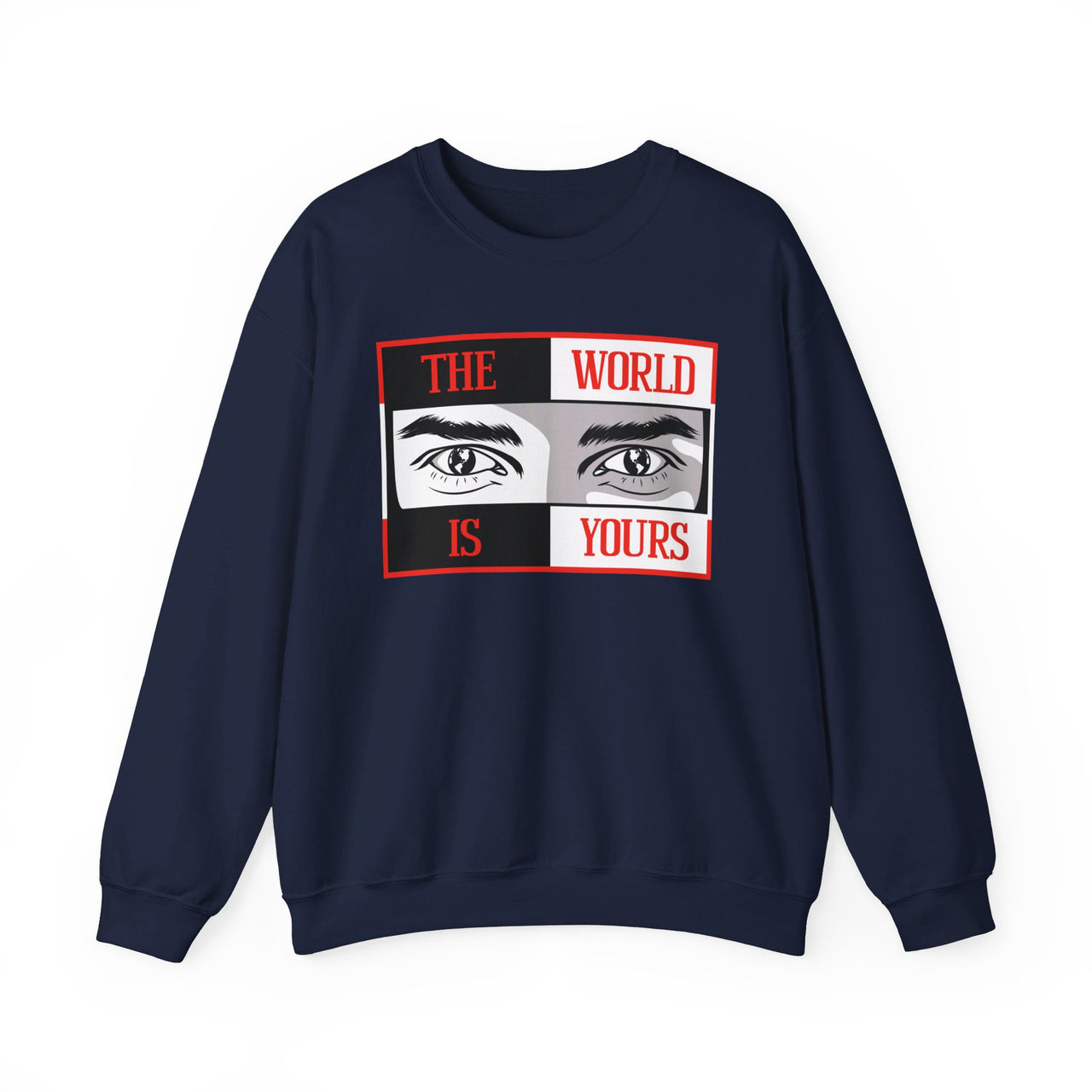 THE WORLD IS YOURS CREWNECK