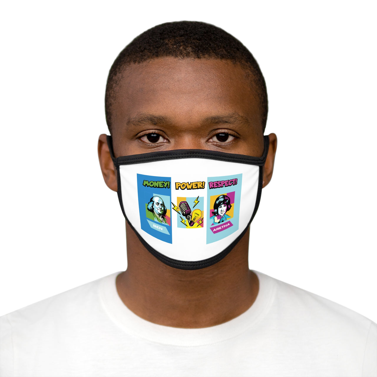 MONEY POWER & RESPECT (FRANKLIN EDITION) FACE MASK