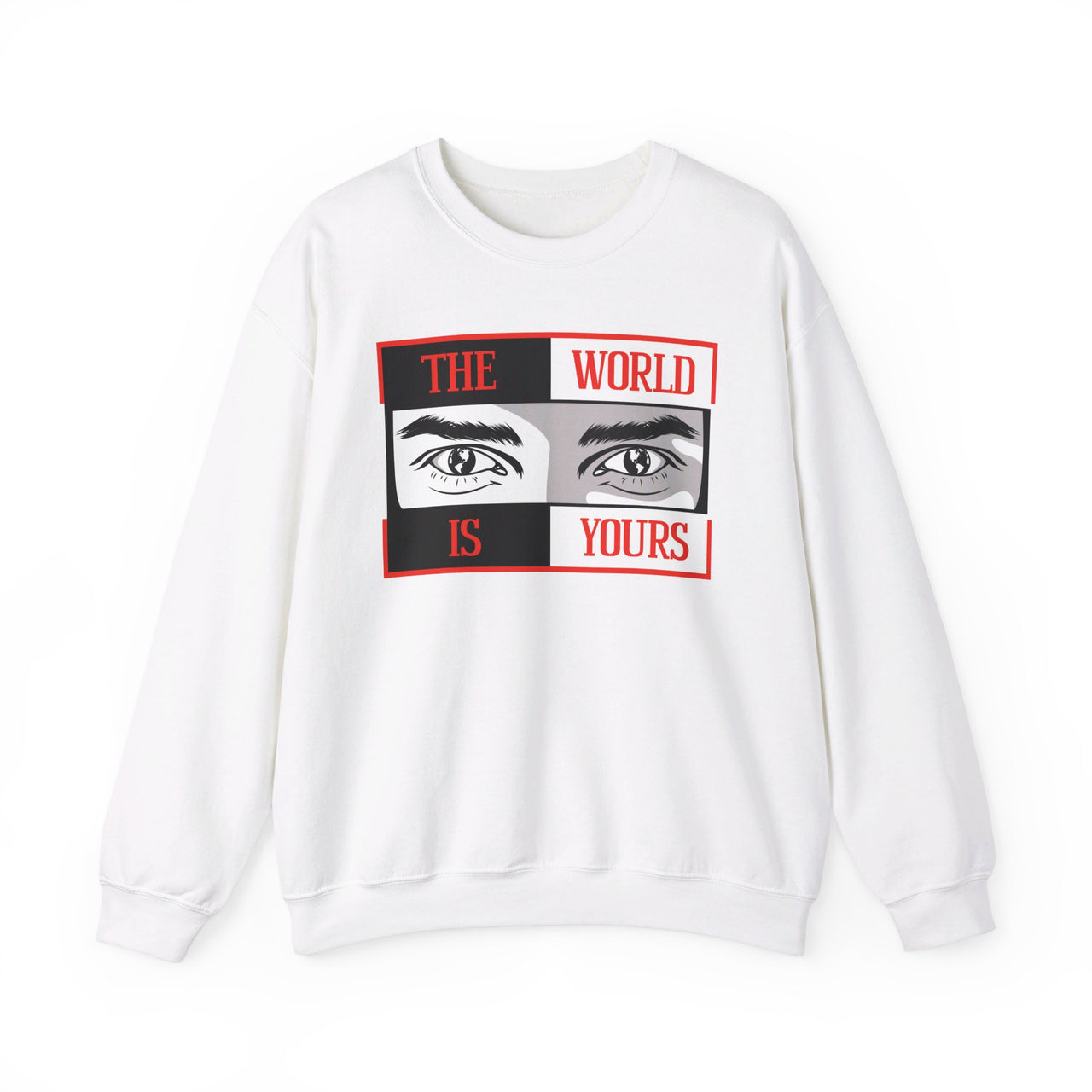 THE WORLD IS YOURS CREWNECK